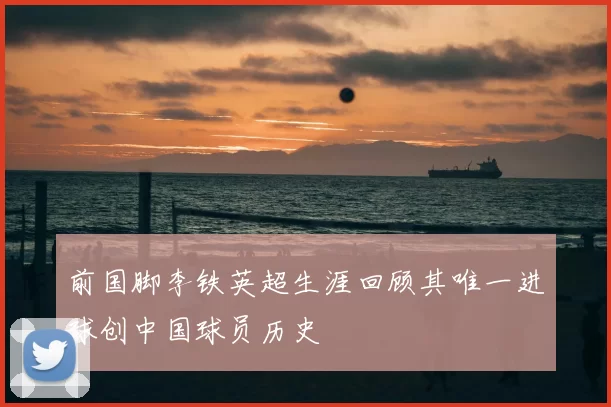 前国脚李铁英超生涯回顾其唯一进球创中国球员历史