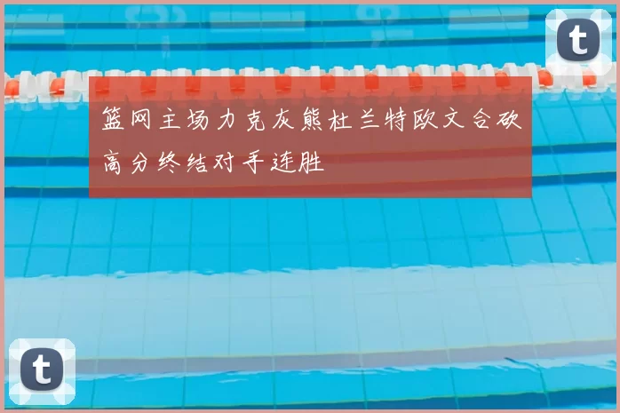 篮网主场力克灰熊杜兰特欧文合砍高分终结对手连胜