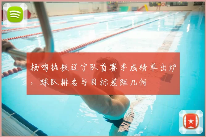 杨鸣执教辽宁队首赛季成绩单出炉,球队排名与目标差距几何