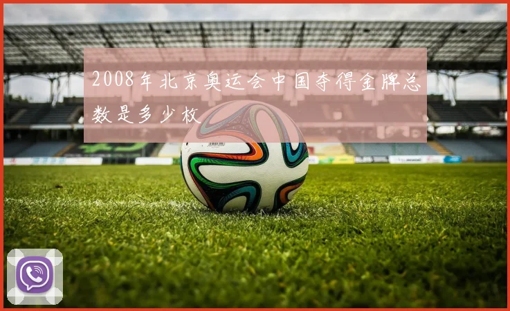 2008年北京奥运会中国夺得金牌总数是多少枚